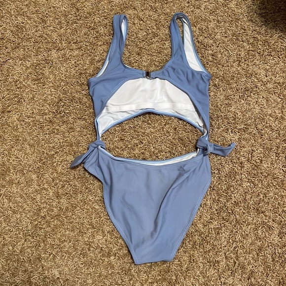 Light blue gently used one piece - Picture 2 of 2
